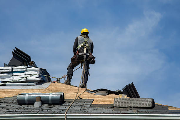 Professional Roofing technician working in Hope Mills, NC
